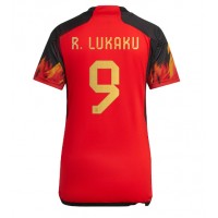 Belgium Romelu Lukaku #9 Replica Home Shirt Ladies World Cup 2022 Short Sleeve